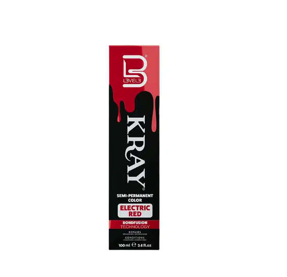 KRAY SEMI-PERM ELECTRIC RED 100ML